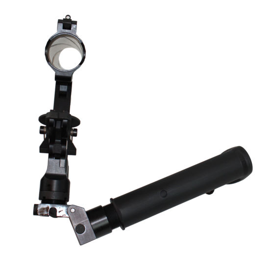 Single shot launcher with side folding mechanism.